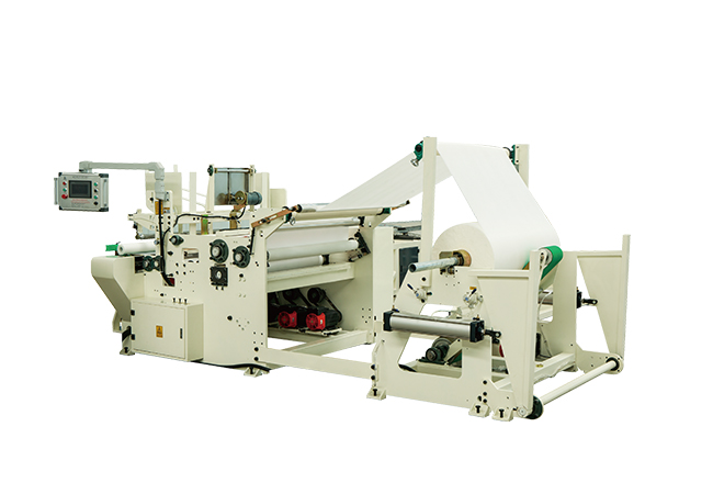 ZSLF-1200/2200全自動（dòng）懶（lǎn）人抹布複（fù）卷機